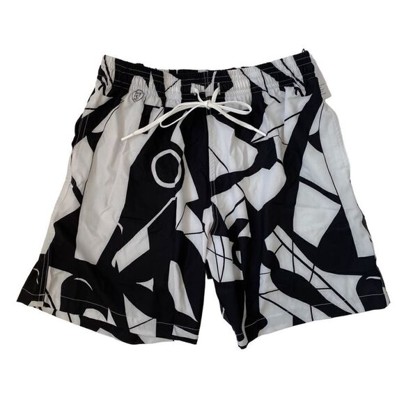 Swiminista X James Peter Henry Placement Print Mid-Length Boardshorts  SZ M NWT - Picture 2 of 16